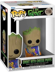 Pop! Marvel 1196: I Am Groot: Groot With Cheese Puffs